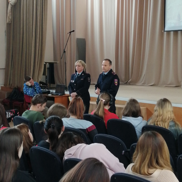 Встреча с представителями полиции отдела МВД России по Пермскому муниципальному району.